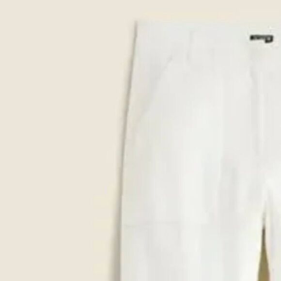 J. Crew bx764 Seaside cargo pant in linen-TENCEL™ lyocell blend White NWt 12P - Picture 5 of 12